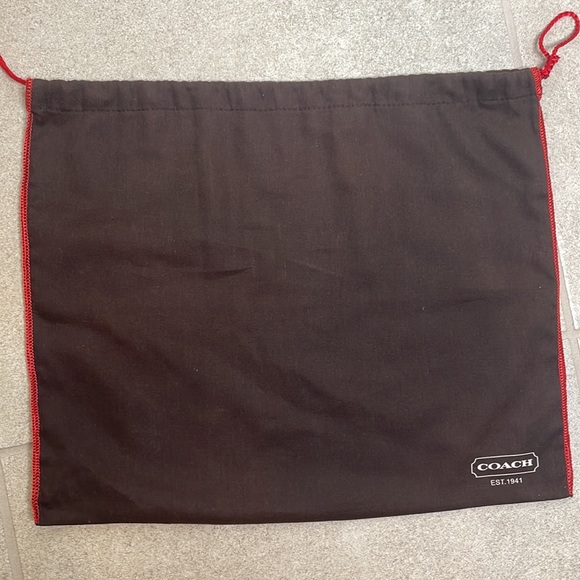 NWOT Brown American Classic Leather/Suede Convertible COACH Bag - Picture 13 of 14